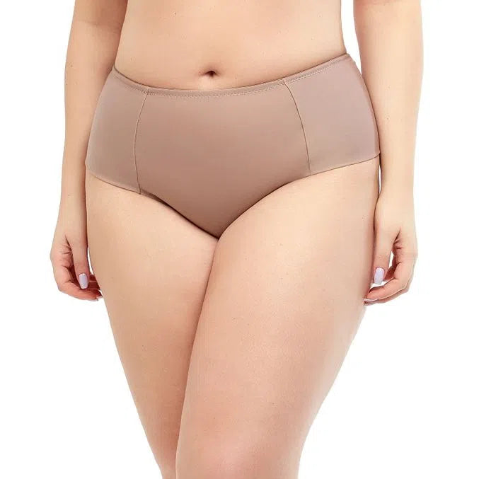 Kit com 5 Calcinha Plus Alta Dupla Power Liso ref.317.024