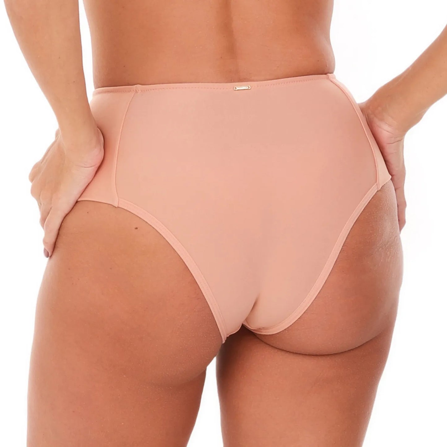 Calcinha Plus Alta Dupla Power Liso Mel cód.317.024