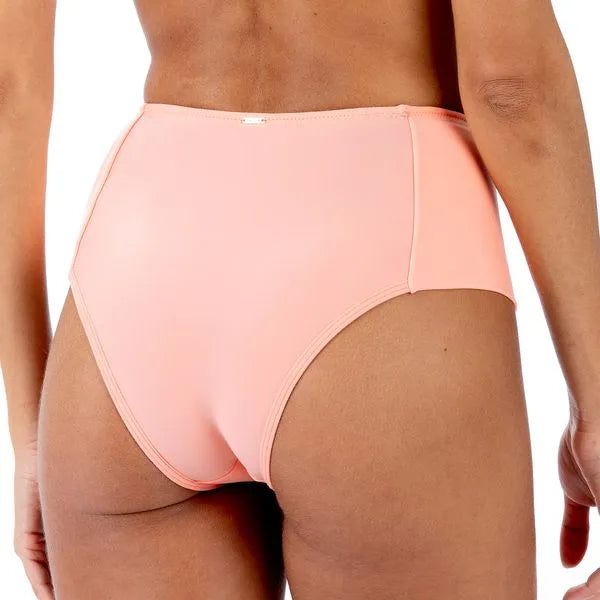 Calcinha Plus Alta Dupla Power Liso Apricot cód.317.024