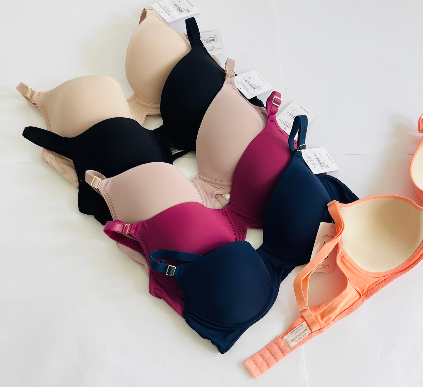 Kit com 3 sutiãs Modelador bojo casquinha e aro cód.532.013 FRETE GRATIS