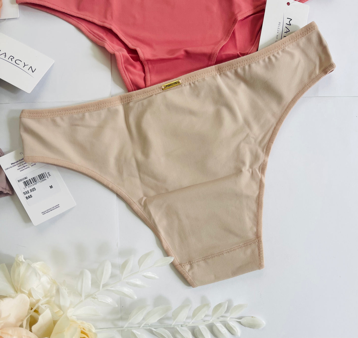 KIT CALCINHA BIQUINI MICROFIBRA COM 6 REF. 532.025