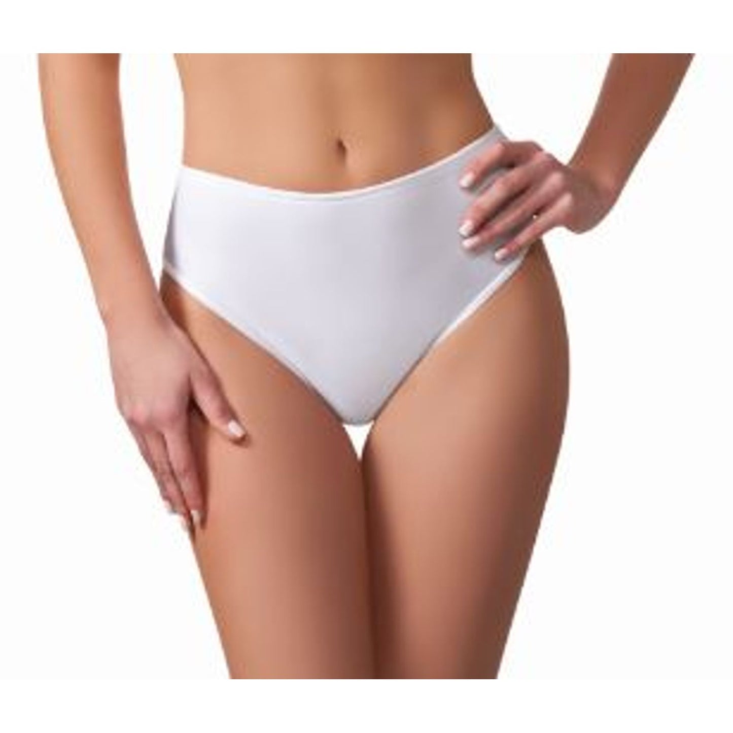 CALCINHA PLUS ALTA BRANCA cód.0382