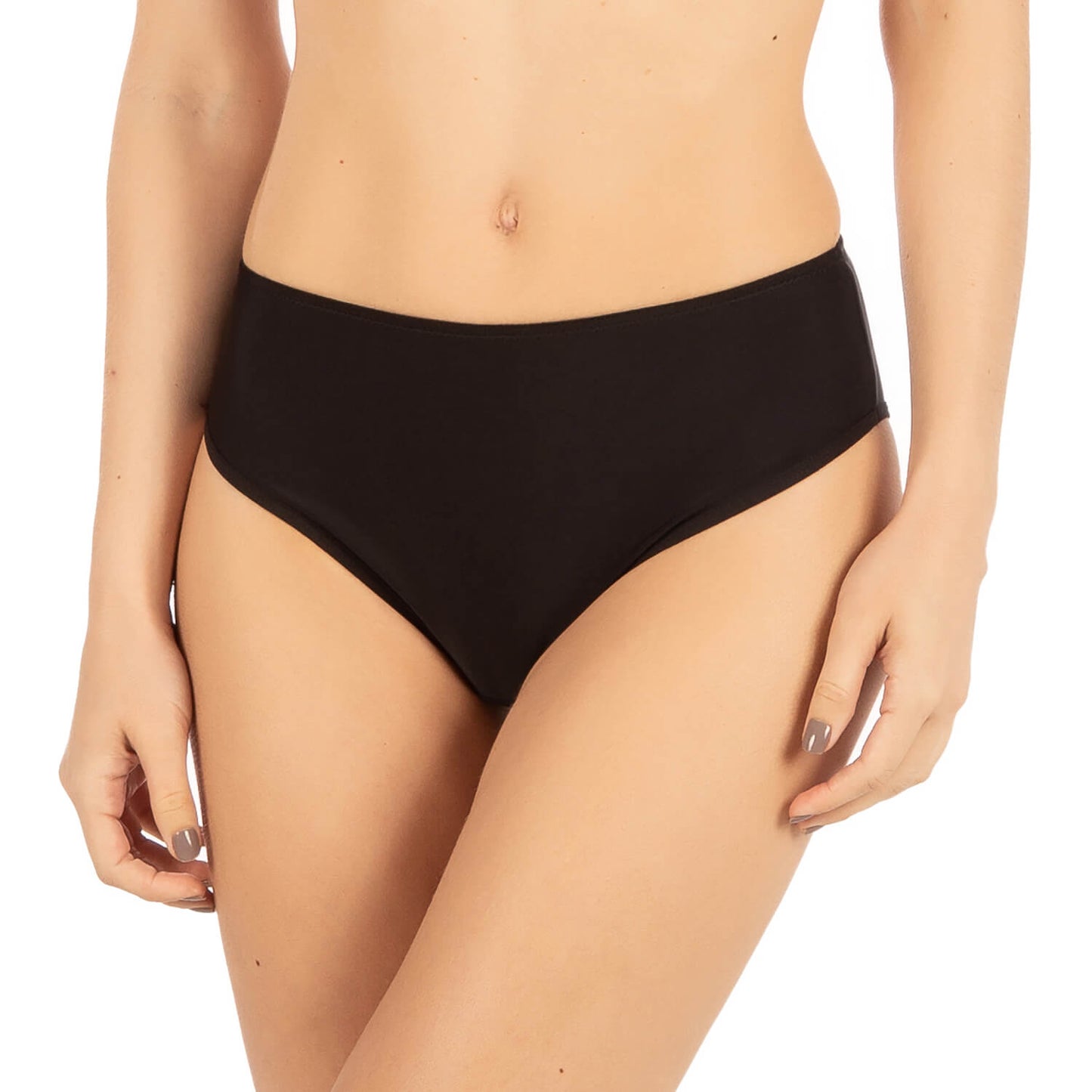 CALCINHA PLUS ALTA PRETO cód.0382