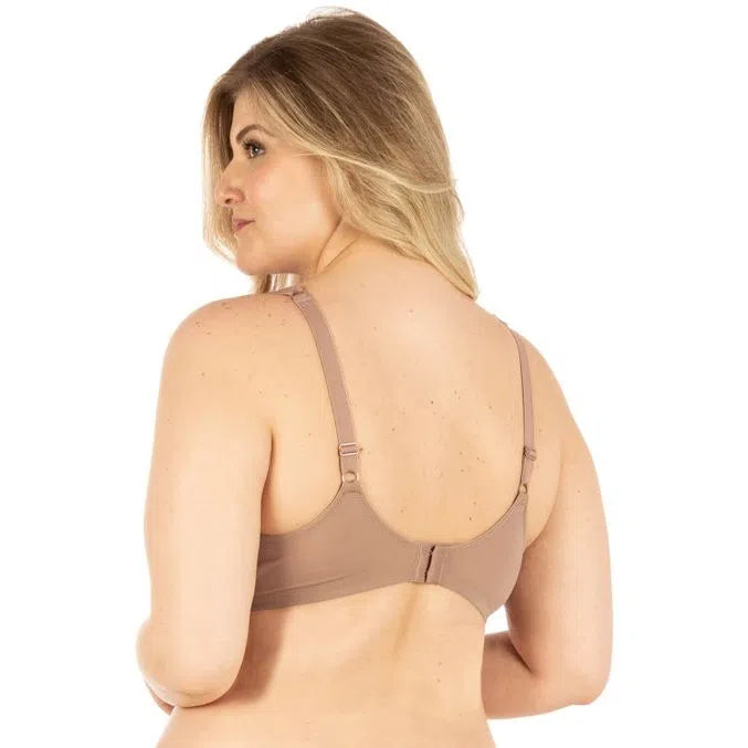SUTIÃ PLUS SUSTENTAÇÃO E CONFORTO SEM ARO SEM BOJO NOZES cód.534.182