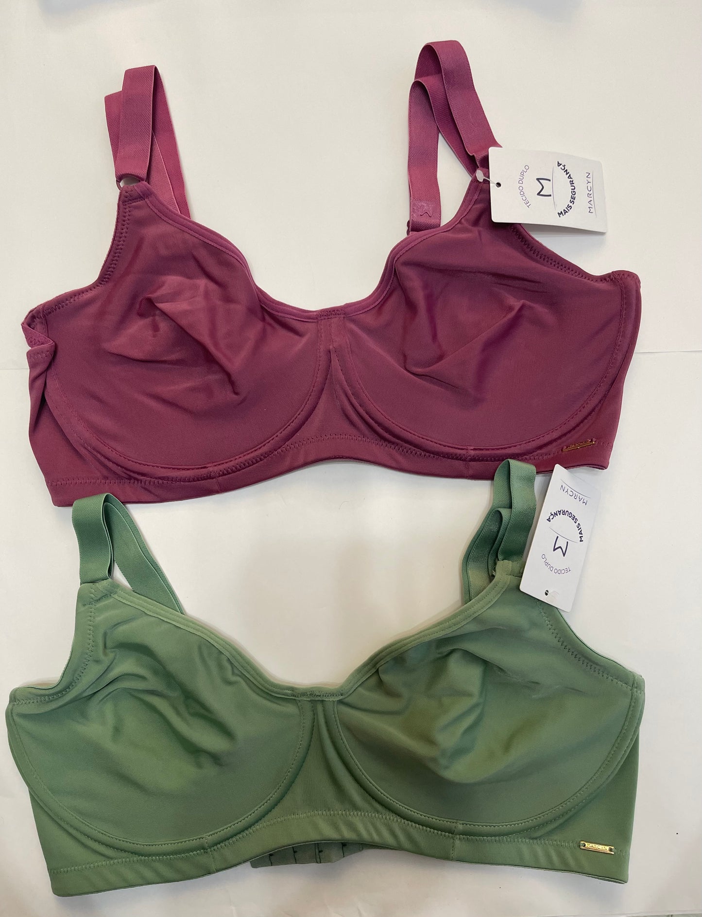 KIT COM 3 SUTIÃ PLUS COM ARO SEM BOJO ALÇAS LARGAS cód 0183