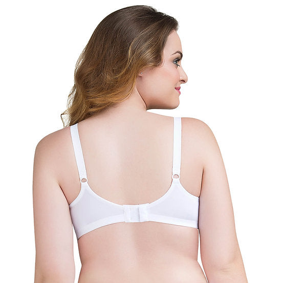 SUTIÃ PLUS COM ARO SEM BOJO ALÇAS LARGAS BRANCO cód.0183