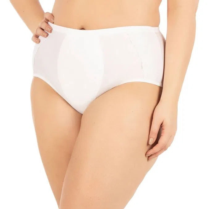 Calcinha Plus Cinta Power Renda Branco -cód.534.481