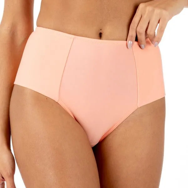 Calcinha Plus Alta Dupla Power Liso Apricot cód.317.024
